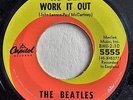 Beatles WE CAN WORK IT OUT Scarce Capitol Subsidiary Label 45. Beautiful