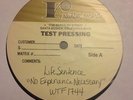 Life Sentence ?  No Experience Necessary LP   TEST PRESSING kbd harDCore punk