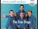 THE FOUR PREPS   MORE MONEY / SWING DOWN CHARIOT   PIC PS PICTURE SLEEVE + 45