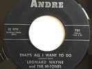LEONARD WAYNE AND THE HI-TONES 