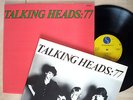 Talking Heads 77 + Lyric Inner ?LISTEN? UK LP Sire SR 6036 1977 EX/NM