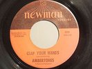 AMBERTONES Clap Your Hands NEWMAN 601 M-  hear soundclip  GARAGE
