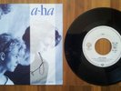 A HA ? TAKE ON ME (1984) BLUE-SILVER SLEEVE ? SIGNED by magne f 2016 AHA