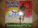 Kublai Khan + Annihilation, Black Vinyl, Shark Records D 1988