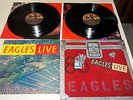 NEAR MINT THE EAGLES Double Vinyl LP LIVE with insert sleeves and POSTER WOODY