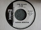 NORTHERN SOUL 45 Barbara Middleton Come Back To Me TRC 980 Promo VG HEAR MP3