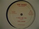 GLEN ADAMS - A BEAT FOR YOU / VERSION.RARE REGGAE BOOGIE TOP SERCET RECORDS 1982