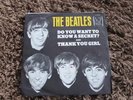 Beatles Do You Want to Know a Secret Thank You Girl 45 RPM Picture Sleeve V Jay
