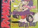 RAMONES  We're Outta Here  / ORIGINAL 1998 Germany Press Double LP