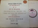 ASD 287 Beethoven Symphony No. 2 etc / Beecham W/G