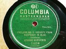 1928 George GERSHWIN PIANO SOLO plays 3 PRELUDES Rhapsody in Blue  78