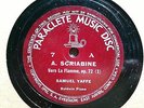 1942 SAMUEL YAFFE Piano SCRIABIN Vers La Flamme Op. 72 PARACLETE RECORD 78