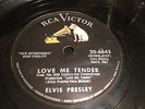 Elvis Presley - Love Me Tender - RCA VICTOR 206643 King Of Rock & Roll - R&B