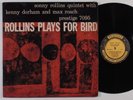 SONNY ROLLINS QUINTET Rollins Plays for Bird PRESTIGE 7095 LP mono W. 50th