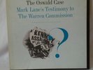 THE OSWALD CASE: MARK LANE'S TESTIMONY TO THE WARREN COMMISSION Folkways LP JFK
