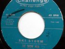 THE SNOW MEN 45 Ski Storm / Part II SURF Rock INSTRUMENTAL e6629