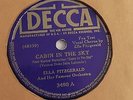 Ella Fitzgerald - 78rpm single 10-inch – DECCA   #3490 Cabin In The Sky