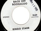 RINGO STARR - White-label DJ Promo 45 - BACK OFF BOOGALOO/BLINDMAN - HEAR