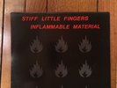 Stiff Little Fingers Inflammable Material 1st Press Rare Punk Hardcore Rough 1