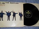 THE BEATLES  help  1965 UK FIRST  STEREO PRESS -BLACK & YELLOW PARLOPHONE-V/G +