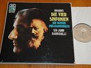 Barbirolli Brahms 4 Symphonies German Ed1 Angel Stereo SMA 91755/58 4LP Box NM
