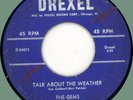 GEMS Talk About the Weather / Deed I Do 45rpm Drexel 1954 original pressing