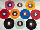 THE BEATLES Lot-8 COLORED 45RPM 7