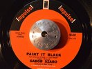 RARE 45 - GABOR SZABO - SOPHISTICATED WHEELS /PAINT IT BLACK Jazz Soul M- HEAR
