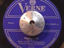 RARE 45 - RENE TOUZET Y SU ORQUESTA - MAMBO 100 /MI MUSICA ES PARA TI HEAR