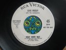 ELVIS PRESLEY   MILKY WHITE WAY   RARE PROMO 45 WLP RCA VICTOR