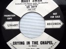 MARY SWAN Crying in the chapel / Dancin TEEN soul PROMO 45 e6868