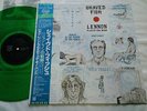 JOHN LENNON SHAVED FISH BEATLES JAPAN 1982 LIMITED GREEN COLOR VINYL W/OBI