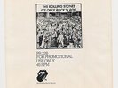 ROLLING STONES promo only single TIME WAITS FOR NO ONE / NMint  (Hear It)