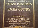 1930 CREATOR Rec' SACHA GUITRY YVONNE PRINTEMPS Album C-8 SELECTIONS REPERTOIRE