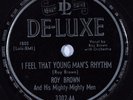 HEAR R&B 78 rpm ROY BROWN I Feel That Young Man's Rhythm DELUXE 3302 E+