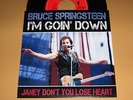 BRUCE SPRINGSTEEN - RARE 45 ** I'M GOIN' DOWN ** With Diff.Fan Sleeve