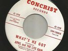 FRAT ROCKER bw/ MOODY SURF- APRIL & the LITE RAIN  -HEAR BOTH -CONCRIST