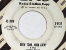 BUDDY GRECO They Took John Away EPIC 45 popcorn mod deather 7”