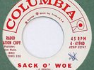 RAY BRYANT COMBO Sack O’ Woe COLUMBIA 45 popcorn mod jazz NM 7”