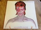 David Bowie LP Aladdin Sane UK Orange RCA 1st Press & Fan club insert MINT COVER