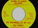 Northern Soul 45 CHIMES The Beginning Of My Life on Down To Earth VG++