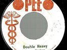 DAVE BARKER Double Heavy / Johnny Dollar m- reggae 45 vinyl 7” single Pee