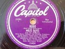 MILES DAVIS on CAPITOL 15404 - Move / Budo - Bebop Jazz 78 EE-