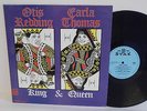 60s R&B Soul OTIS REDDING CARLA THOMAS king & queen UK Blue Stax Vinyl LP FAB