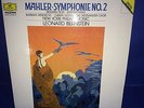 DG DIGITAL *BERNSTEIN* MAHLER SYMPHONY NO.2* NYPO* HUNGARITON* 2 LP* NM