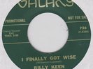 Northern soul BILLY KEEN I finally got wise Galaxy 726 Rare rhythm n soul dancer