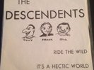 Descendents Ride The Wild It's A Hectic World 7 Inch Vinyl All Black Flag SST
