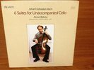 J.S. BACH – 6 CELLO SUITES – ABBER BLYSMA on PRO-ARTE/ Seon 3 LP box, in NM rare