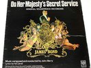 Four LPs with James Bond Soundtrack Albums OHMSS, FYEO, OP, AVTAK