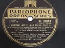MARIA CALLAS.BASILE -I PURITANI,MAD SCENE R.30043 UK PARLOPHONE 78 RPM